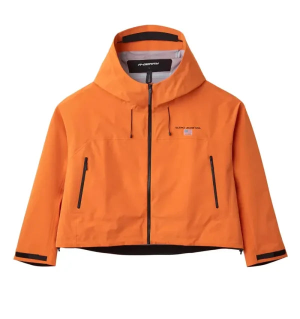 GV Gallery Cropped Orange Rain Jacket