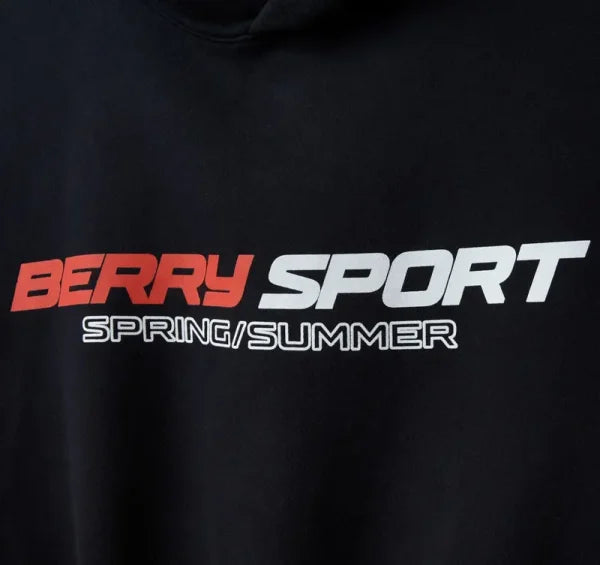 GV Gallery Cropped Berry Sport Hoodie