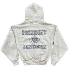 President Rasberry Hoodie – White